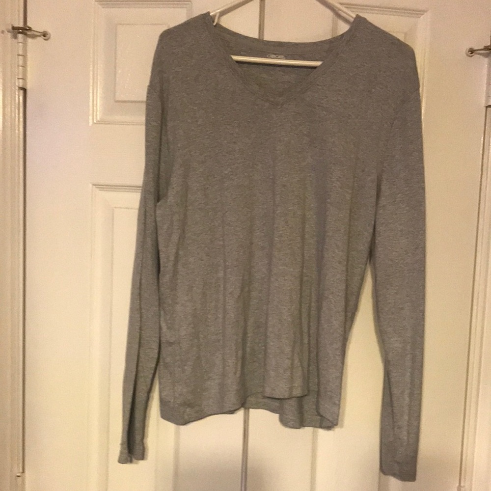 Cherokee T-Shirt Long Sleeve Gray Size XXL